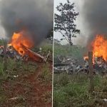 Paraguay Plane Crash: Paraguayan Lawmaker Walter Harms, Three Others Die as Small Aircraft Crashes in Guayaibi (Watch Video)